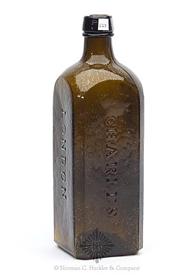 "Charles' / London / Cordial Gin" Medicine Type Bottle