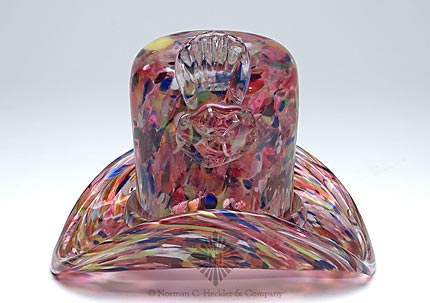 Freeblown Glass Hat Whimsey, Exact item pictured LeeII plate 135