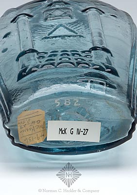 Masonic - Eagle Historical Flask, GIV-27