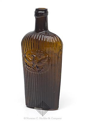 Eagle - "Louisville / KY / Glassworks" Historical Flask, GII-33