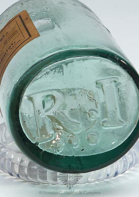 "RI" Base Embossed Labeled Utility Bottle