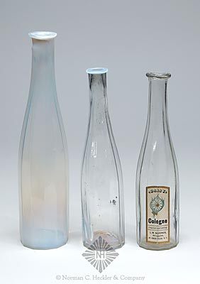 Lot Of Three Cologne Bottles, Similar in form to MW plate 114, #5