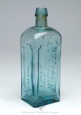 "Greenes / Vegetable / Alterative / & Restorative / Syrup / Cincinnati.O" Medicine Bottle, Similar to AAM pg. 198