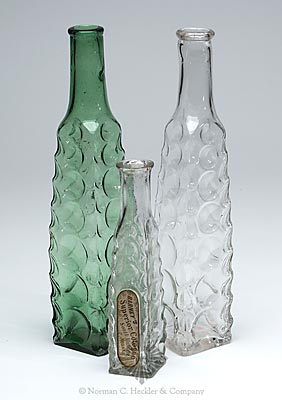 Lot Of Three Cologne Bottles, Similar in form to MW plate 112, #13