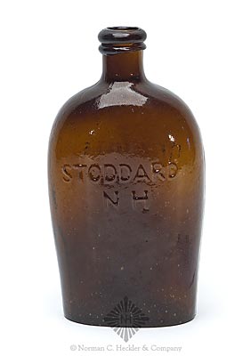 "Granite / Glass / Co" - "Stoddard NH" Lettered Flask, GXV-7