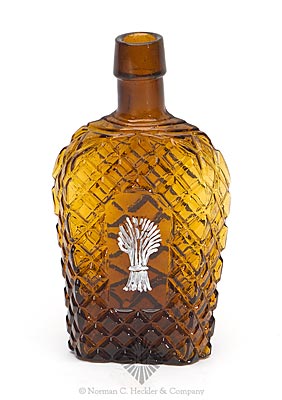 Sheaf Of Wheat Flask With Diamond Pattern, Unlisted