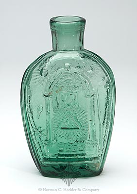 Masonic - Eagle Historical Flask, GIV-5