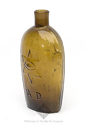 Seeing Eye Masonic Historical Flask, GIV-43