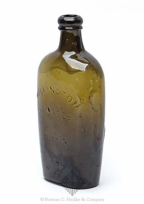 Eagle - "Willington / Glass, Co." Historical Flask, GII-64