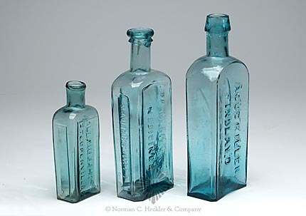 Lot Of Three Medicine Bottles, AAM pg. 326 and 327