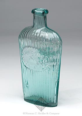 Eagle - "Louisville / KY / Glassworks" Historical Flask, GII-33