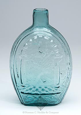 Masonic - "Zanesville / Ohio / J. Shepard & Co." And Eagle Historical Flask, GIV-32