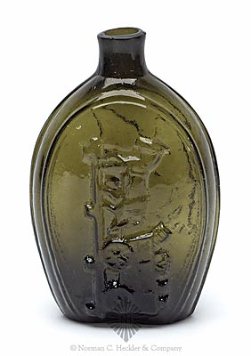Horse And Cart - Eagle Historical Flask, GV-9