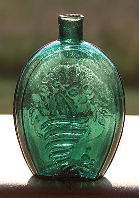 Cornucopia - Urn Pictorial Flask, GIII-17
