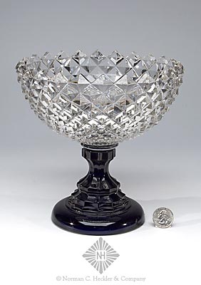 Pressed Glass Compote, Similar in form to B/K #1165 - UPDATE