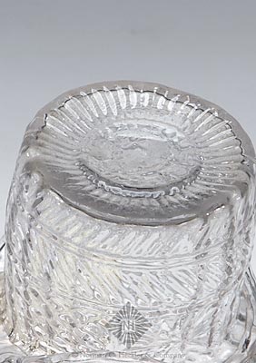 Blown Three Mold Glass Hat Whimsey, GIII-7