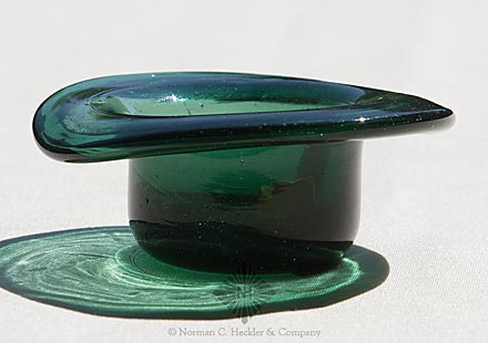 Freeblown Glass Hat Whimsey, Similar in form and construction to LeeII plate 121, bottom right