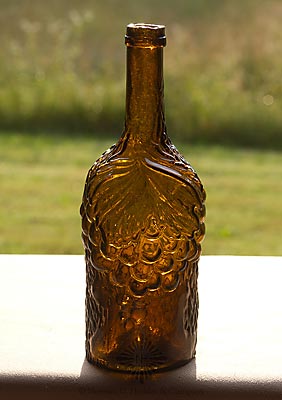 Figural Whiskey Bottle