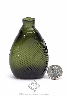 Miniature Pitkin Type Flask, Similar to McK plate 233, #22