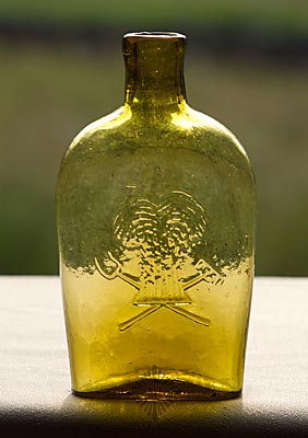 Sheaf Of Wheat - Star Pictorial Flask, GXIII-40