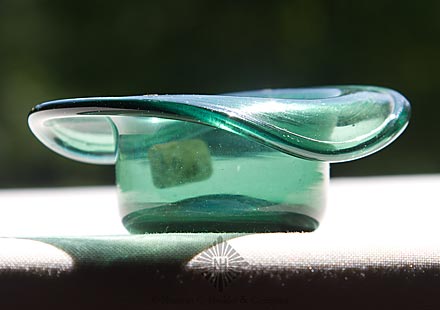 Freeblown Glass Hat Whimsey, Similar in form and construction to LeeII plate 121, top right