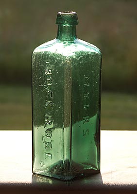 "Myers' / Rock Rose / New Haven" Medicine Bottle, N #466