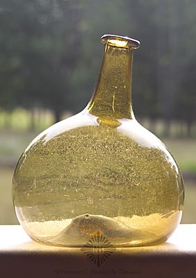 Freeblown Bottle, Similar in form and construction to McK plate 224, #9