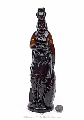 "Brown's / Celebrated / Indian Herb Bitters / Patented / 1867" Figural Bottle, R/H #B-223