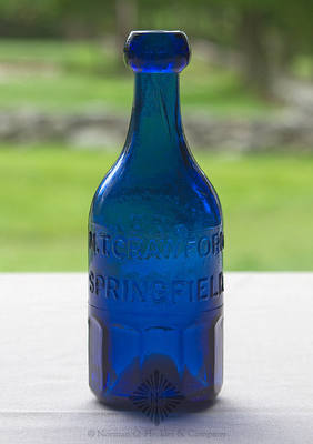 "M.T. Crawford / Springfield" - "Union Glass Works Phila. / Superior / Mineral Water" Bottle, WB pg. 17
