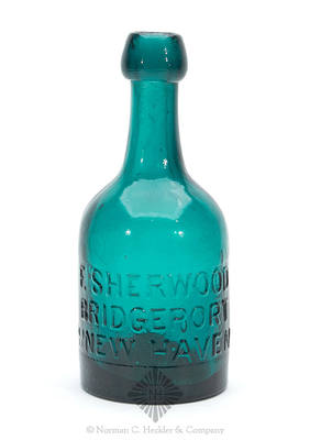 "F. Sherwood / Bridgeport / & New Haven" Soda Water Bottle, WB pg. 29 and 30