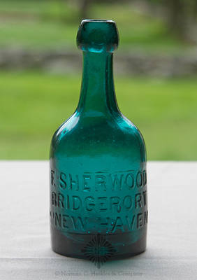 "F. Sherwood / Bridgeport / & New Haven" Soda Water Bottle, WB pg. 29 and 30