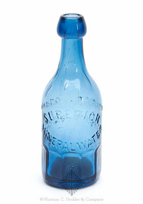 "M.T. Crawford / Hartford Ct." - "Union Glass Works Philad. / Superior / Mineral Water" Bottle, WB pg. 17 and 18