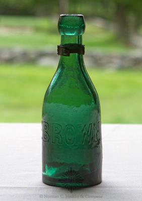 "H.L. & J.W. Brown / Hartford CT" Soda Water Bottle, WB pg. 21