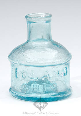"Kirtland's / Writing Fluid" - "Poland / Ohio" Ink Bottle, Similar in form and construction to C #227