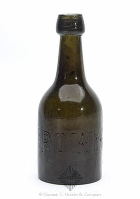 "H.L. & J.W. Brown / Hartford CT." Soda Water Bottle, WB pg. 21