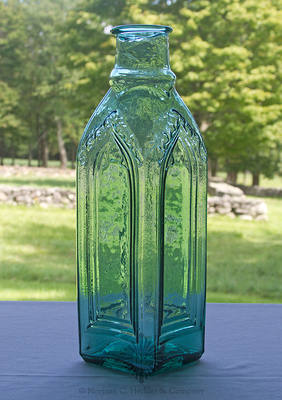 Cathedral Pickle Jar, Similar in form and construction to Z pg. 456, top right