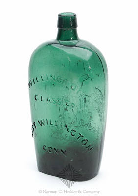 Eagle - "Willington / Glass, Co" Historical Flask, GII-61