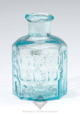 "Patterson's / Excelsior / Ink" Bottle, Similar in form and construction to C #542