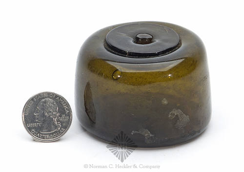 Freeblown Inkwell, Similar in form and construction to C #1034