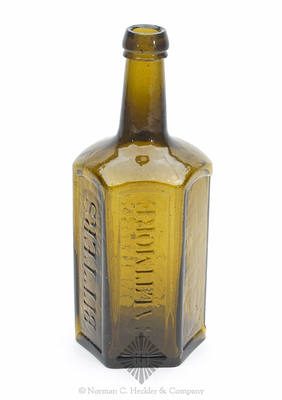 "Wheeler's / Berlin / Bitters / Baltimore" Bottle, R/H #W-83
