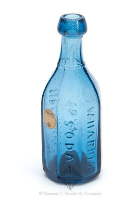 "J.W. Harris / (Star) Soda / New Haven / Conn" Soda Water Bottle, WB pg. 9 and 10