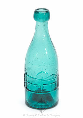 "Crystal Palace / Premium / Soda Water / W Eagle / New York" - "(Crystal Palace)" Soda Water Bottle, MW color plate XIV, top left