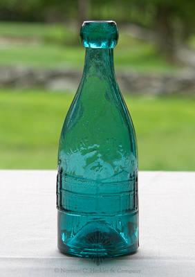 "Crystal Palace / Premium / Soda Water / W Eagle / New York" - "(Crystal Palace)" Soda Water Bottle, MW color plate XIV, top left