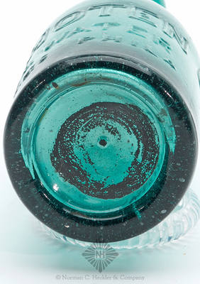 "G. Van Benschoten / Premium Soda Water / Union Glass Works Phila" Soda Water Bottle, WB pg. 26 and 27