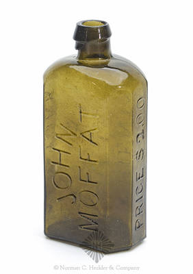 "John / Moffat / Price $2,00 / Phoenix / Bitters / New-York" Bottle, R/H #M-108