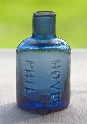 "Hover / Phila" Ink Bottle, Unlisted in Covill's text