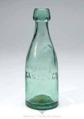 "E.S. Hart." - "Canton, Ct" Soda Water Bottle, WB pg. 41 and 43