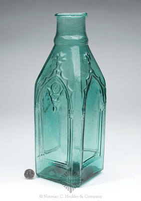 Cathedral Pickle Jar, Similar in form and construction to Z pg. 456, top left