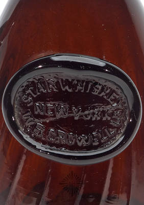 "Star Whiskey / New York / W.B. Crowell Jr." Sealed Handled Whiskey Jug, H #505