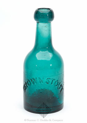 "M.T. Crawford / Hartford Ct." - "Brown Stout" Beer Bottle, WB pg. 17 and 18